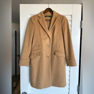 Women’s Tan Ralph Lauren Peacoat Size 2